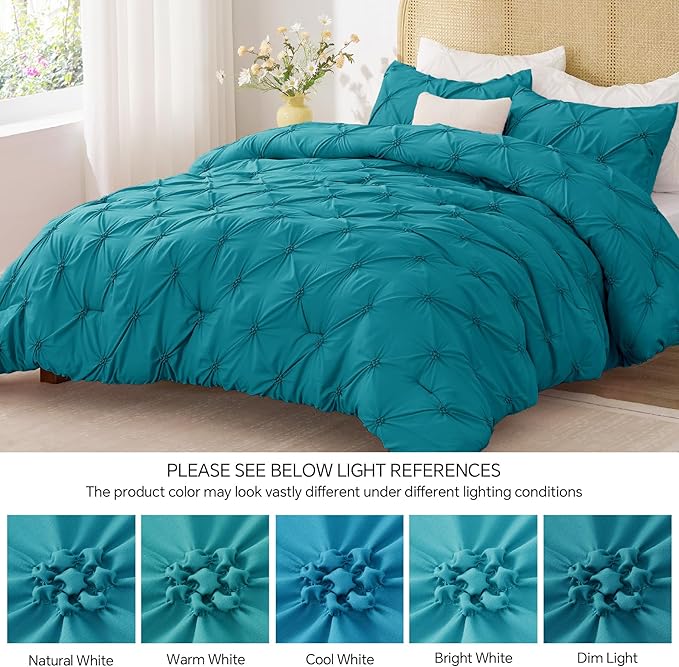BEDELITE Teal Queen Comforter Set - Image 8