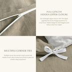 DAPU 100% Linen Duvet Cover Set - Image 6