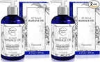 Unscented Massage Oil for Massage Therapy – 100% Natural Body Oil by BrookethorneNaturals