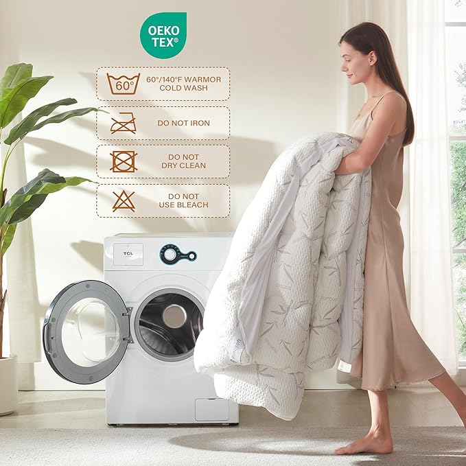 PRIMESOFT 100% Waterproof Twin XL Size Mattress Topper, Thick Pillow Top - Image 8