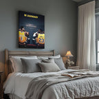 Kobe Bryant and LeBron James Canvas Wall Art Print Poster, Be Legendary - Image 4
