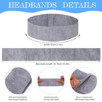 128 Pieces Disposable Spa Facial Headbands Stretch Non-Woven Facial Headband - Image 2