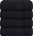 Belizzi Home 4 Pack Bath Towel Set 27x54, 100% Ring Spun Cotton, Ultra Soft by Unknown