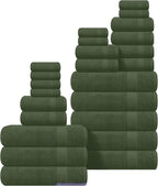 GLAMBURG Ultra Soft 24-Piece Towel Set by GLAMBURG