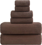 YTYC 29x59 Inch Extra Large Bath Towels Set of 6 Quick Dry Super Soft by YTYCTowels