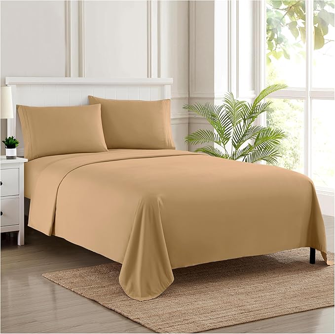 Twin XL Sheets - Breathable Luxury Sheets - 1800 Supreme Collection Extra Soft by SweetHomeCollection