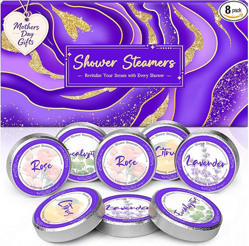 8 Pcs Shower Steamers Aromatherapy: Birthday Gifts by Futricy