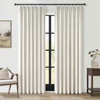 Topfinel 92 Inch Long Black Out Custom Drapery Panels, Double Pinch Pleated by Topfinel