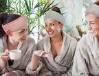 Whaline 4 Pack Spa Facial Headband Makeup Hair Wrap Adjustable Hair Band Soft - Image 5