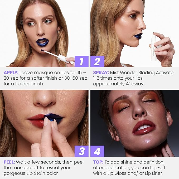 Wonderskin Wonder Blading All Day Lip Stain Peel Off Masque and Kit - Image 3