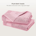 BIOWEAVES 100% Organic Cotton 700 GSM Plush Luxury Bath Towels - Image 2