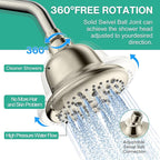 Cobbe Filtered Shower Head, 7 Modes High Pressure Shower Heads - Image 6