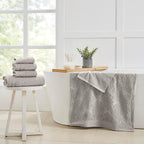 Modern Threads 6 Piece Cotton Bath Towel Set – Ultra Soft 550 GSM Towels – - Image 4
