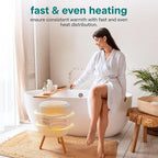 SereneLife Freestanding Towel Warmer Bucket – 18" Hot Towel Warmer - Image 5