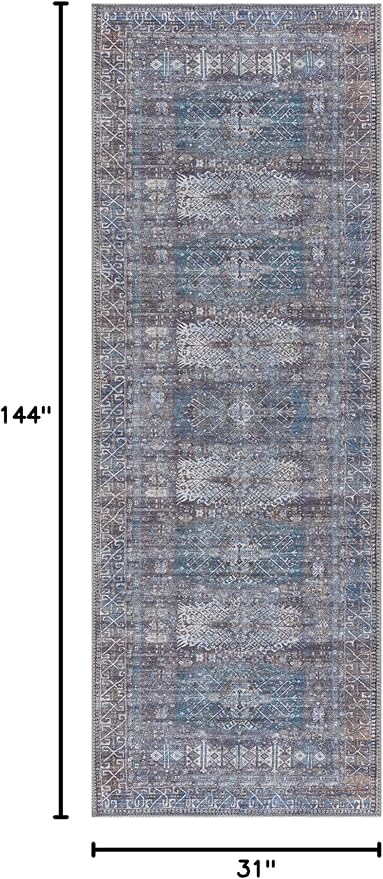 Bloom Rugs Washable 12 ft Runner - Image 2