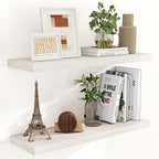 Fun Memories Floating Shelves for Wall, 36 x 9.3 Large Floating Shelf Wall by FunMemories