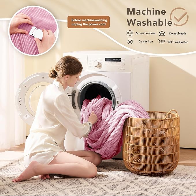 Homemate Heated Blanket Electric Throw - Image 7