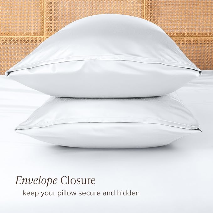 Bare Home 100% Rayon Made from Bamboo Luxury King Size Set of 2 Cooling - Image 3
