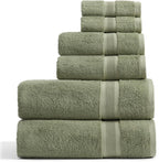 Springtree Home Luxury Viscose from Bamboo Bath Towel Set 6 Piece Set | 35% by SpringtreeHome