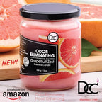 Grapefruit Zest Odor Eliminating Highly Fragranced Candle - Image 4