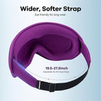 Blackout Eye Mask for Deep Sleep, 3D Weighted Sleep Mask for Women, Zero - Image 5
