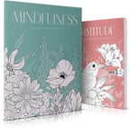 Beautiful Adult Coloring Book Set of 2 by ZICOTO