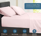 Royale Linens 400 Thread Count 100% American Grown Cotton Fitted Sheet Full Size - Image 3