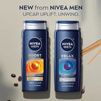 Nivea Men Relax 3-in-1 Body Wash, Lavender and Sandalwood Scented Men's Body - Image 8
