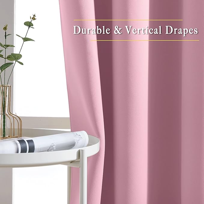 NICETOWN Blackout Curtains 54 inch Length - Image 5