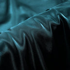 Aormenzy Satin Pillow Cases for Women Queen Size Set of 2, Dark Teal Satin - Image 2