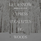 Sweet Water Decor Let it Snow Christmas Scented Candles - Image 2