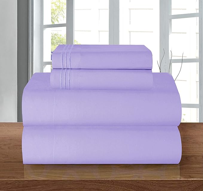 Elegant Comfort Luxury 1500 Premium Hotel Quality Microfiber 4-Piece Sheet Set - Image 2