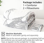 LEMIROE Botanical Cotton Comforter King Size - Image 7