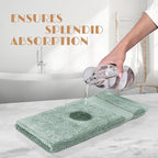 White Classic Green Washcloths Set - Image 5