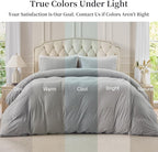 PURE ERA Jersey Knit Duvet Cover Set 100% T-Shirt Cotton Super Soft Comfy 3pc - Image 5