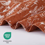 JANZAA Terracotta Bed Spread Boho Quilt - Image 2