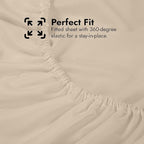 Royale Linens Extra Deep Pocket Queen Fitted Sheet Only - Image 6