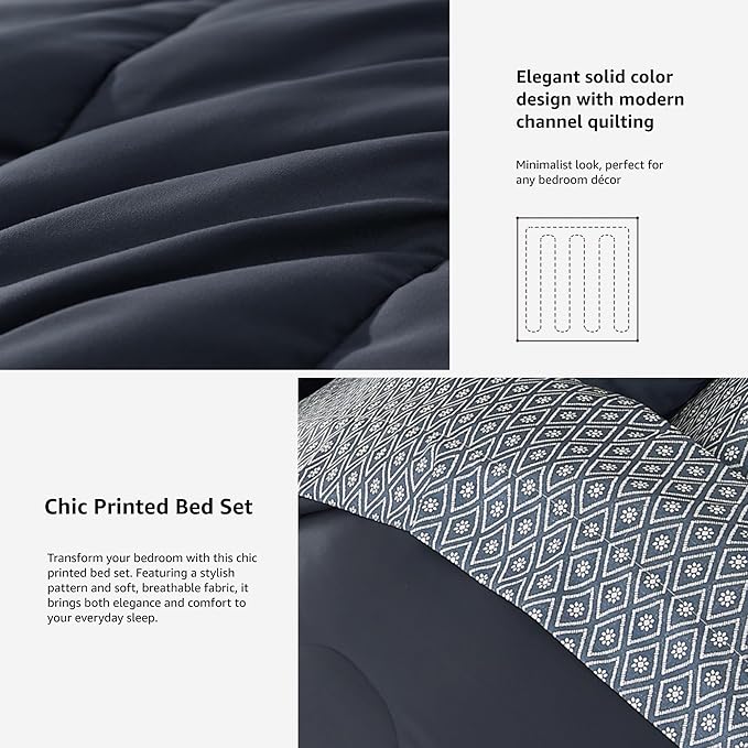 Monbix Queen Comforter Set - Image 5