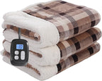 Electric Heated Blanket Full Size 72"x84", Soft Flannel - Image 7