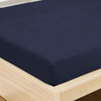 Twin XL Fitted Sheet Only with Full Elastic & Built in Corner Sheet Straps to - Image 4