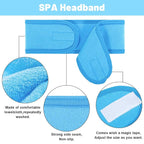 Whaline 4 PCS Spa Headband, Make up Hair Band, Stretch Terry Cloth Headband - Image 3