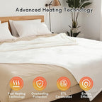 Heated Blanket Electric Blanket King Size 90''x100'' - Image 5