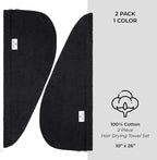 American Soft Linen 100% Cotton Hair Towels - Image 4
