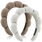 Ztomine Face Wash Headbands, Dark Khaki + Cement Ash by Ztomine