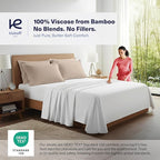 Kickoff Viscose Bamboo Pillowcase, 100% Organic Hidden Zippered Viscose Bamboo - Image 2