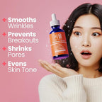 SeoulCeuticals Korean Skin Care 20% Vitamin C Hyaluronic Acid Serum + CE - Image 2