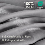 DAPU 100% Linen Duvet Cover Set - Image 2