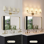 4-Light Bathroom Light Fixtures, Modern Light Fixtures - Image 8
