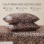 MR&HM Satin Bed Sheets with Elastic Corner Straps, California King Size Sheets - Image 7
