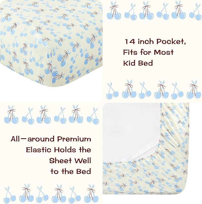 lasoftan Kids Sheet Set Twin Size, Twin Sheet Set - Image 3